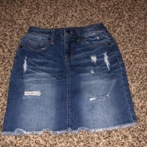 Jean skirt